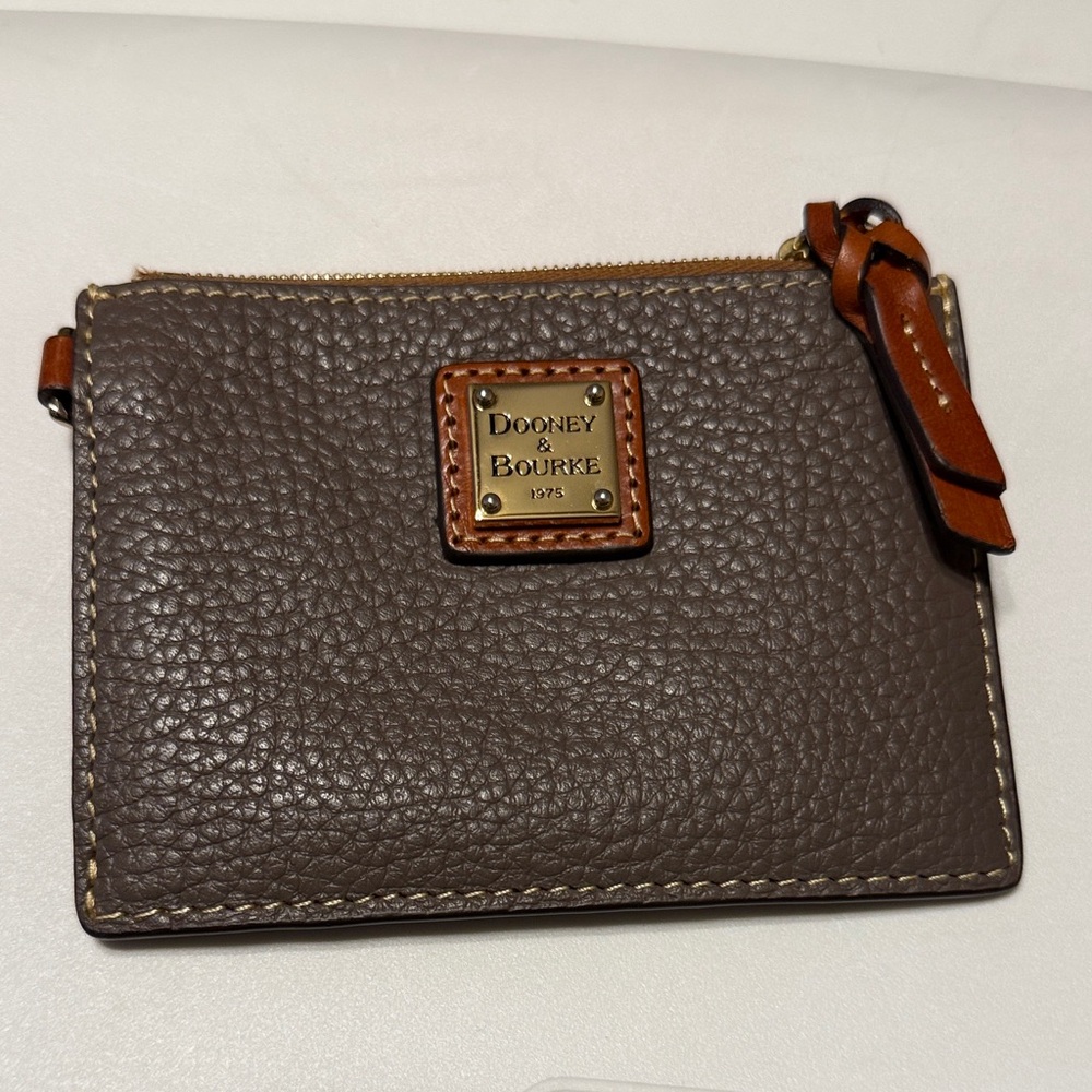 Dooney & Bourke Pebbled Leather Wristlet